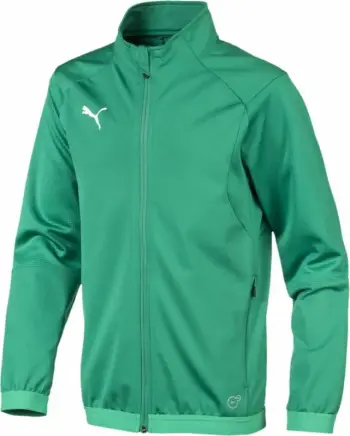 Xhaketë stërvitjeje për djem Puma, e gjelbër