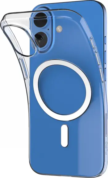Mbështjellës Puro 03 Mag MagSafe për iPhone 16 Plus, Silikon, Transparent
