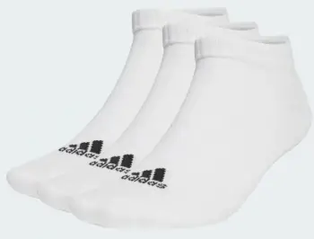Çorape sportive të holla dhe të lehta adidas për meshkuj dhe femra, të bardha