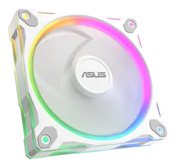 Set ventilatorë ASUS Prime MR120 Fan ARGB, 12 cm, për kasë, Bardhë, 3 copë