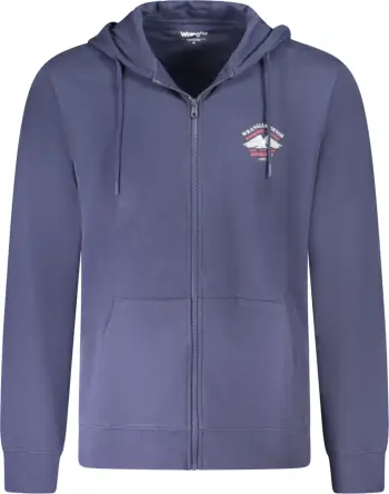 Duks për meshkuj Wrangler zip-up, kaltër