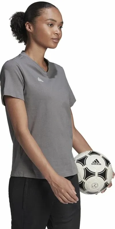 Fanellë trajnimi për femra adidas, gri - 2