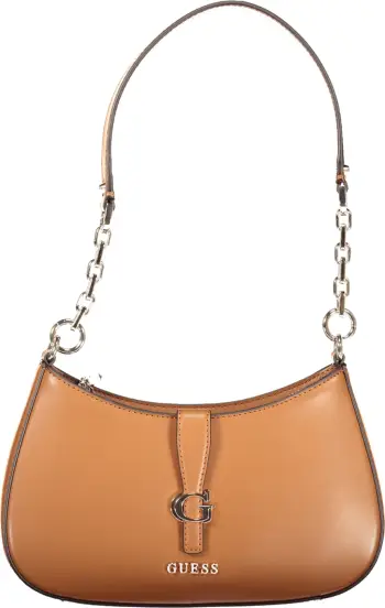 Çantë GUESS JEANS Carrie Bag femra, kafe