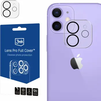 Mbrojtës xhami për kamerë 3mk Lens Pro Full Cover për iPhone 11/12 mini