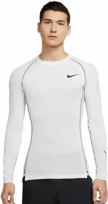 Maicë termike për meshkuj Nike, e bardhë