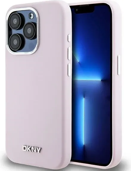 Mbështjellës DKNY Liquid Silicone MagSafe për iPhone 14 Pro, rozë - 1