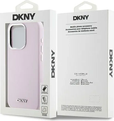 Mbështjellës DKNY Liquid Silicone MagSafe për iPhone 14 Pro, rozë - 8