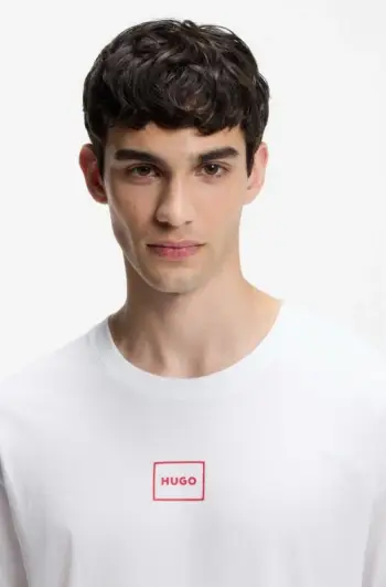 Maicë nate meshkuj Hugo Loungewear Laze BIANCO