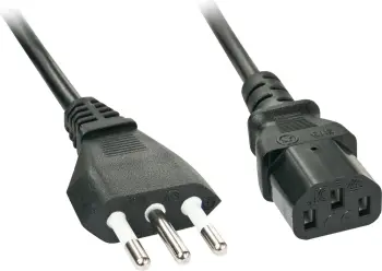 Kabllo rryme LINDY IEC320 C1 2m, e zezë
