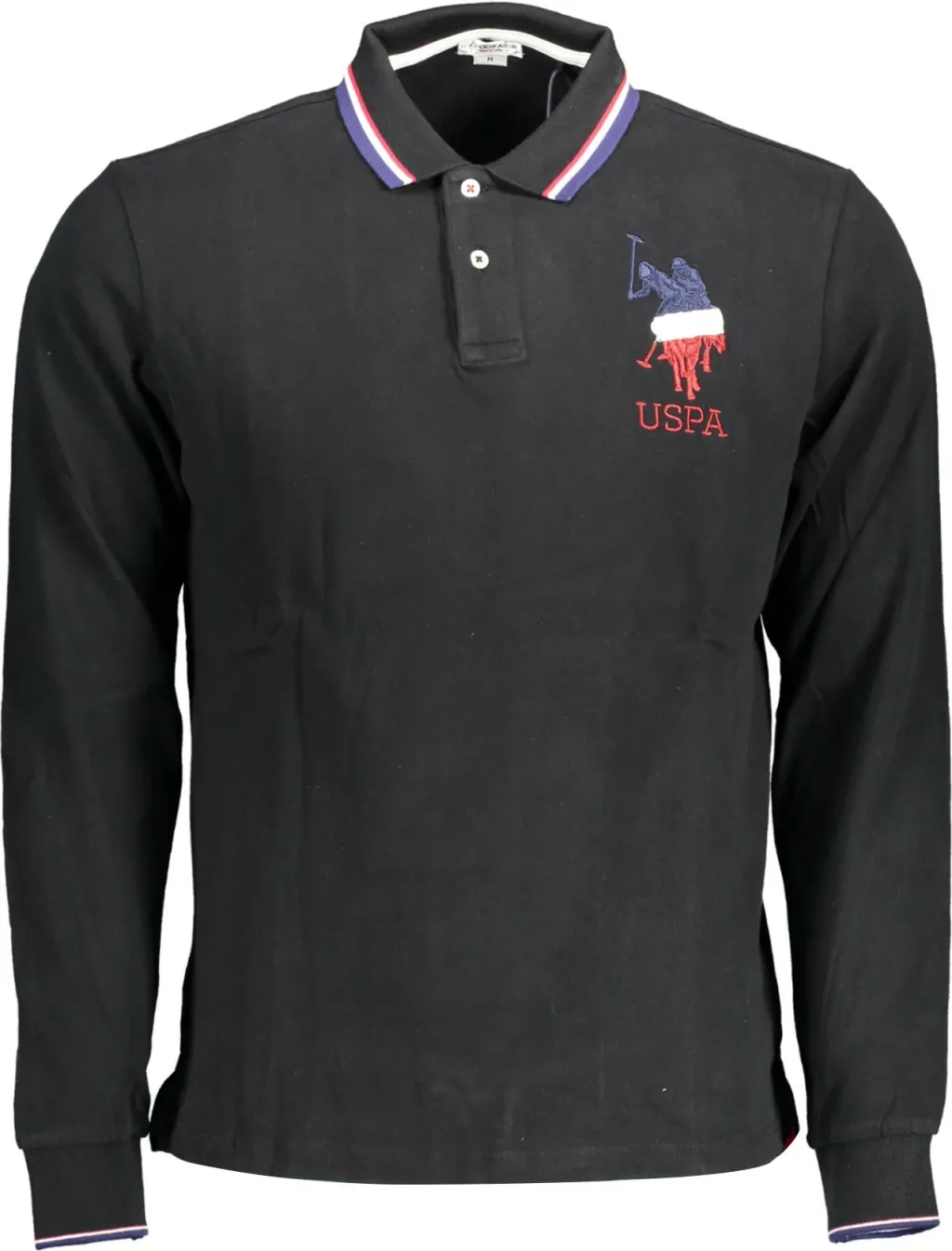 Maicë polo për meshkuj U.S. POLO, e zezë - 1
