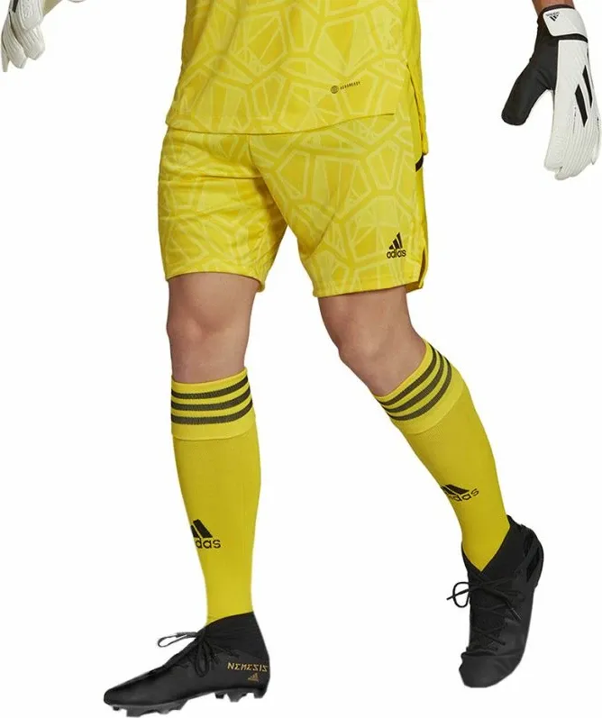 Shorce për portierë adidas, të verdha - 3