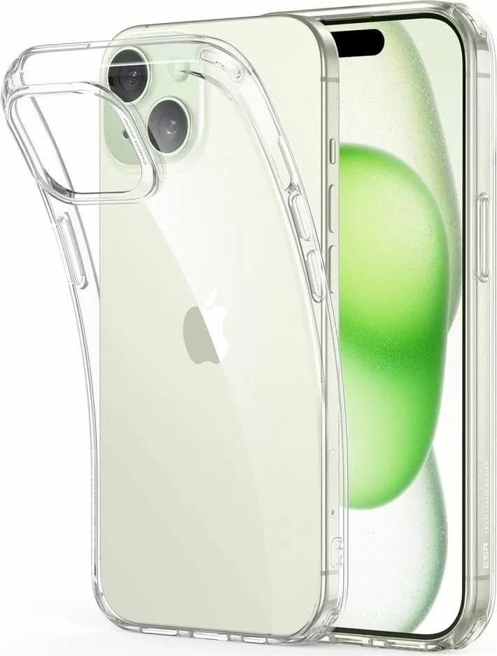 Mbështjellës ESR Project Zero për iPhone 15, Transparent - 1