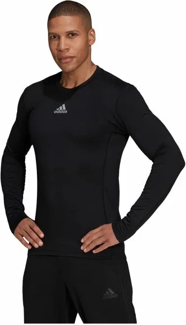 Maicë adidas TechFit Warm për meshkuj, e zezë - 2