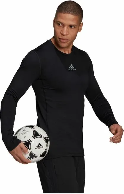 Maicë adidas TechFit Warm për meshkuj, e zezë - 4