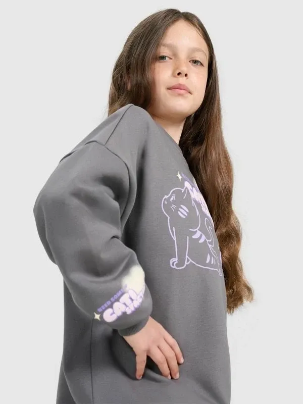 Duks oversize për fëmijë 4f, vajza - 4