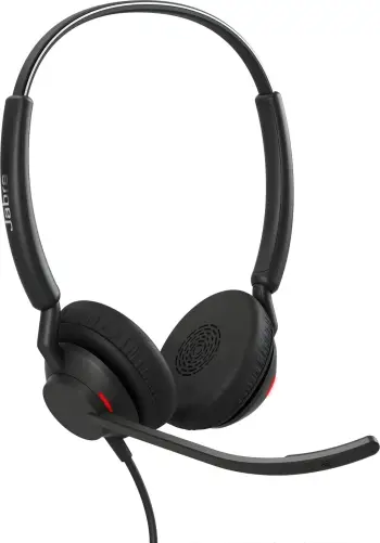 Kufje Jabra Engage 40 Inline Link, Stereo, USB-C/USB-A, binaural, e zezë