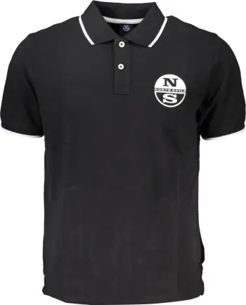 Polo shirt për meshkuj NORTH SAILS, të zezë