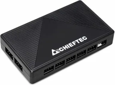Kasë CHIEFTEC HUNTER 3 GS-03B-OP ATX/E-ATX USB-C RGB me xham të temperuar, e zezë - 9