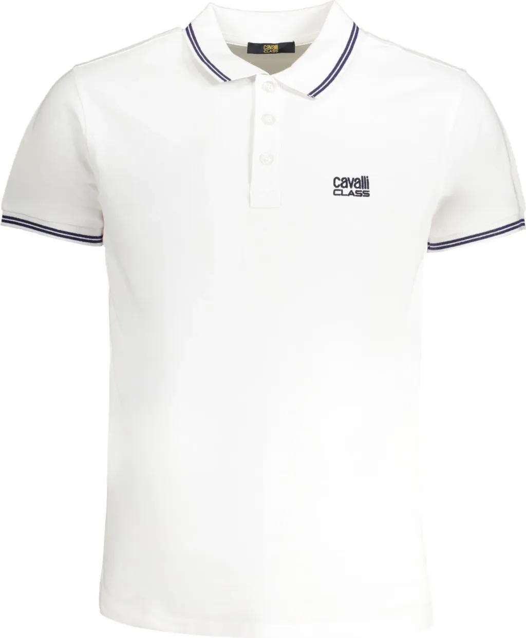 Maicë polo për meshkuj Cavalli Class, e bardhë - 1
