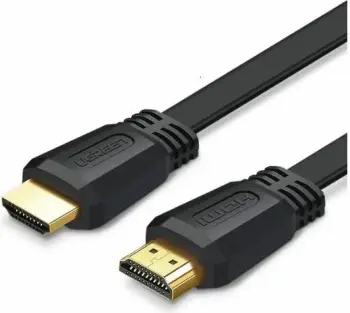 Kabllo HDMI UGREEN 50821 HDMI 1.4, 5m, flat, 4K@30Hz, e zezë, në kuti