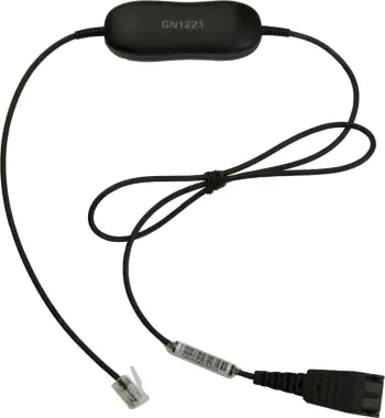 Kabllo Jabra Smart Cord QD në RJ9, 0.8m, konfigurator 8-pozorësh, e zezë