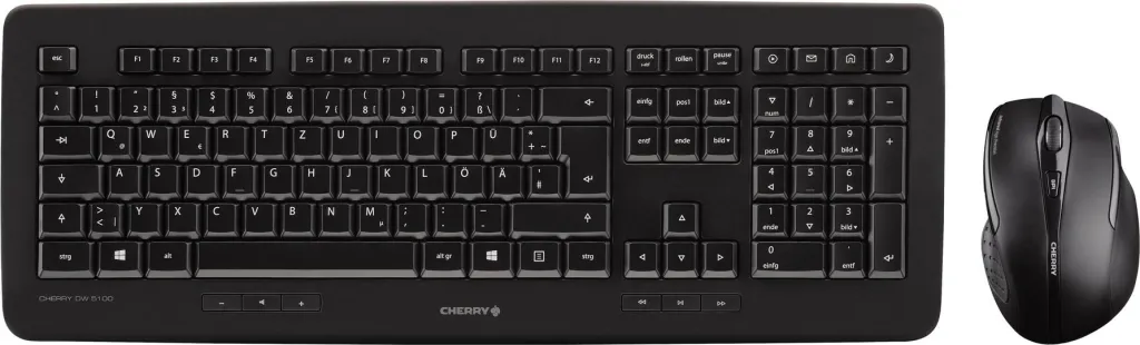 Combo (Tastierë & Maus ) CHERRY DW 5100 / layout (FR) – Zezë - 1