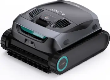 robot pastrues pishine me bateri AIPER Scuba X1, thithje 420 LPM, 180 min, pastrim fund/mure/vijë uji, stacion karikimi pa kabllo, zi/gri