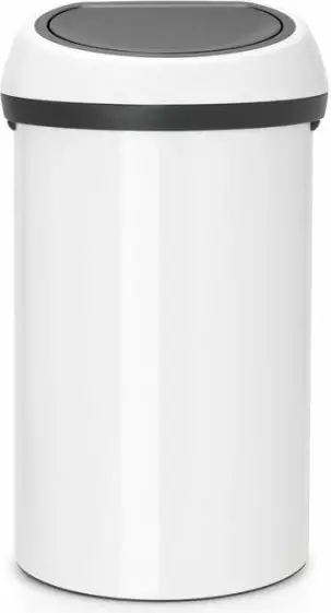 kosh mbeturinash Brabantia Touch Bin 108686 60 L soft-touch, bardhë