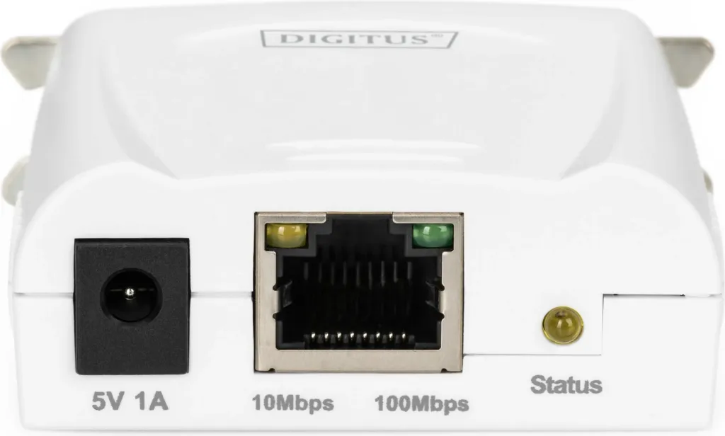 Print server Digitus DN-13001-1, Fast Ethernet, port paralel, i bardhë - 4
