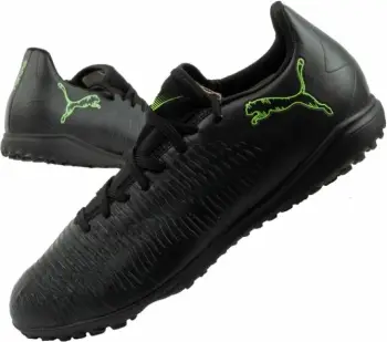 Atlete futbolli për meshkuj Puma Future 8 Play TT, të zeza dhe të gjelbra