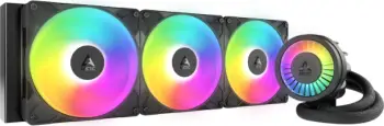 Ftohës uji AIO ARCTIC Liquid Freezer III Pro 420 A-RGB, 420mm radiator, 3x P14 Pro 140mm, PWM, Intel LGA1851/1700, AMD AM5/AM4, i zi
