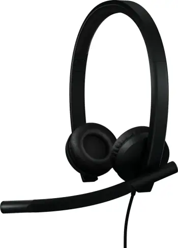 Kufje Logitech H570e, me kabllo, binaurale, USB, e zezë
