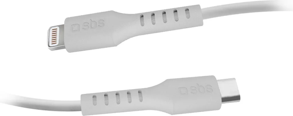 Kabllo USB SBS Mobile USB C në Lightning, 1 m, e bardhë - 3