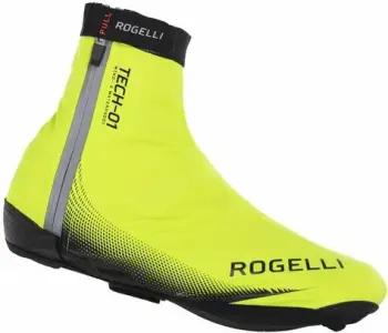 Mbulesa këpucësh për çiklizëm Yakimasport, uniseks, të zeza fluor