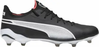 Atlete futbolli për meshkuj Puma King, të zeza dhe gri