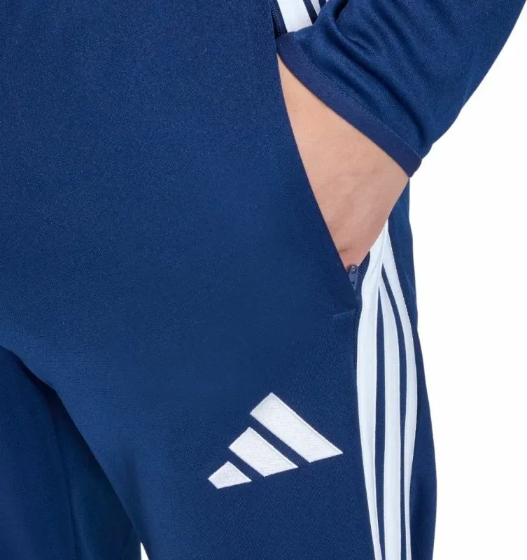 Pantallona sportive për meshkuj adidas, kaltër e errët - 4