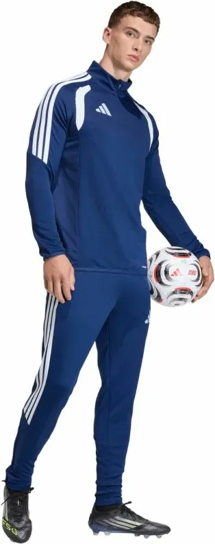 Pantallona sportive për meshkuj adidas, kaltër e errët - 7