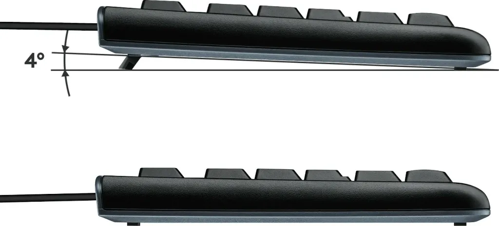 Tastierë Logitech K120, full-size, me kabllo, USB, AZERTY, e zezë - 18