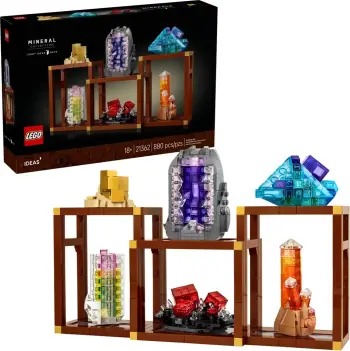 Set LEGO IDEAS Mineral Collection 21362, 880 pjesë, për të rritur