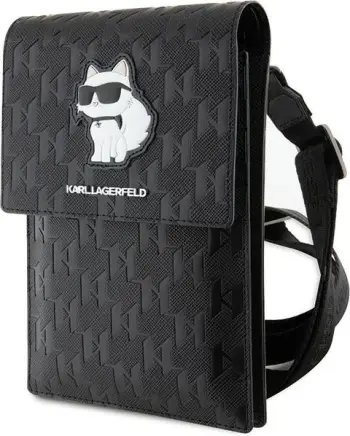 Mbështjellës Karl Lagerfeld Diagonal Quilted Script për iPhone 14/15/13, Rozë