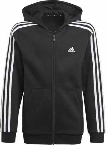Duks me kapuç për djem adidas, i zi