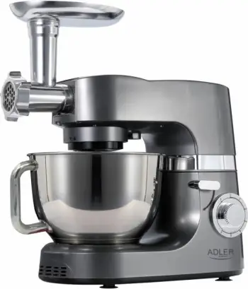 robot kuzhine planetar Adler AD4221, 2200W, tas 7L, me mulli mishi, inox/gri