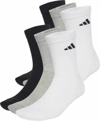 Çorape crew adidas Cushioned 6PP JW6008