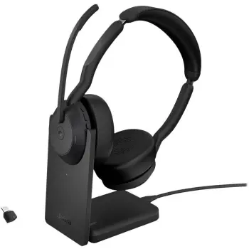 Kufje Jabra Evolve2 55, Link380c MS Stereo, me qëndrim, e zezë