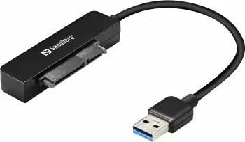 Adapter USB 3.0 në SATA 2.5" Sandberg Pocket 133-87, 5 Gbit/s, i zi