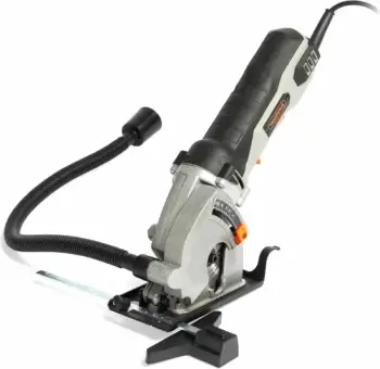 Mini sharrë rrethore VONHAUS 3500253 550W, set me 3 tehe + çantë, e zezë/gri