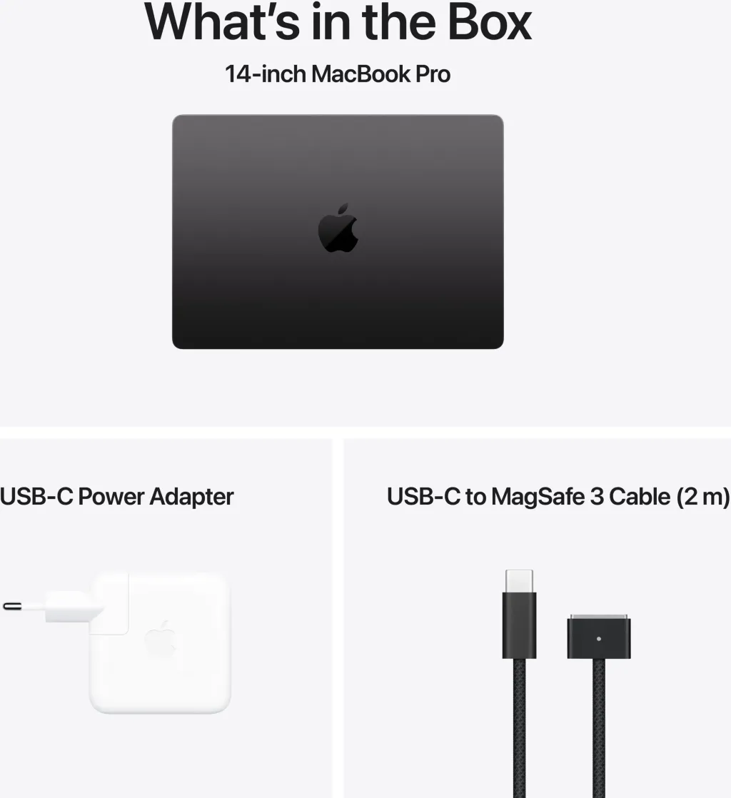 Apple MacBook Pro, 14", M4 Pro 14‑core, 24GB, 1TB SSD, 20‑core GPU, Space Black - 7