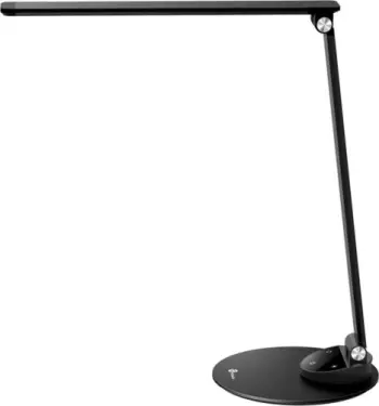 Llambë tavoline LED TaoTronics TT-DL19 9W me 5 nivele ndriçimi, 5 moda ngjyre, USB 5V/1A, e zezë