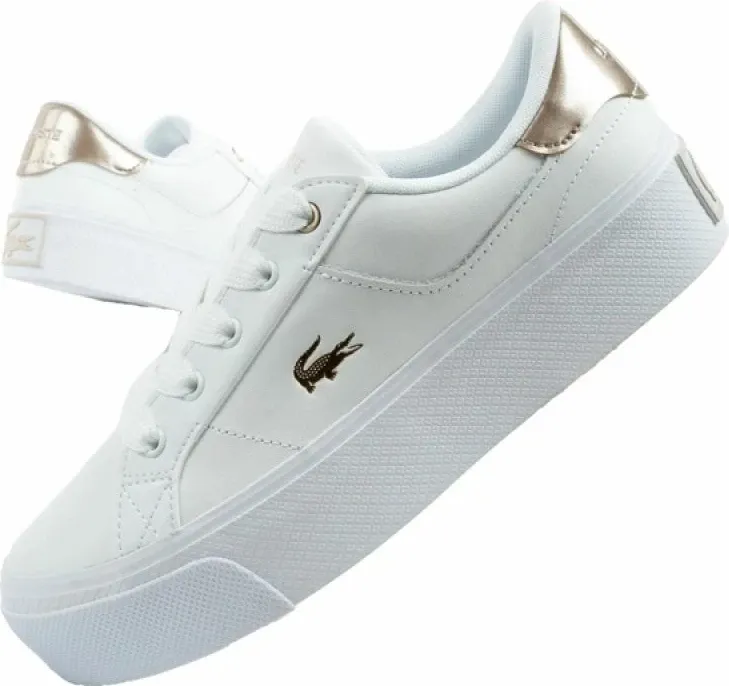 Atlete femra Lacoste Ziane Platform 126, të bardha - 1