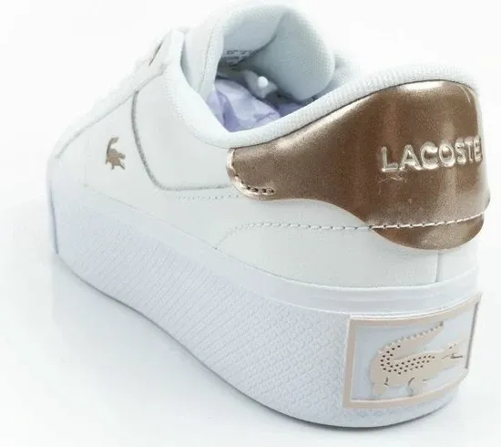 Atlete femra Lacoste Ziane Platform 126, të bardha - 5
